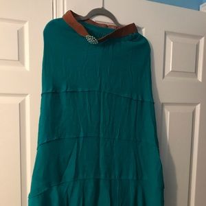 BCX Long Green Skirt